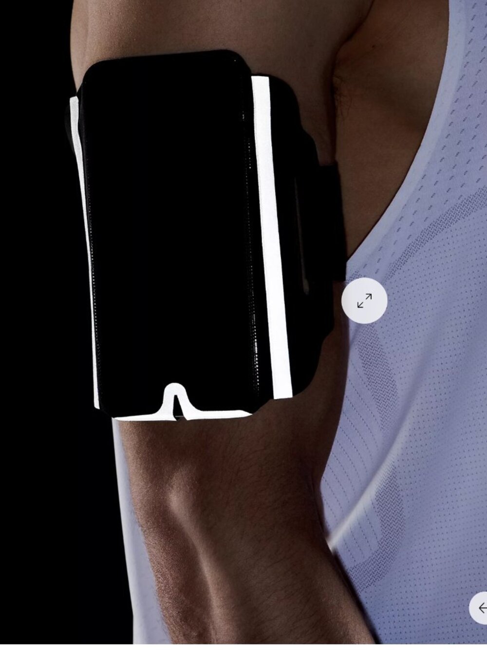 Lululemon Fast and Free Running Armband Black S/M